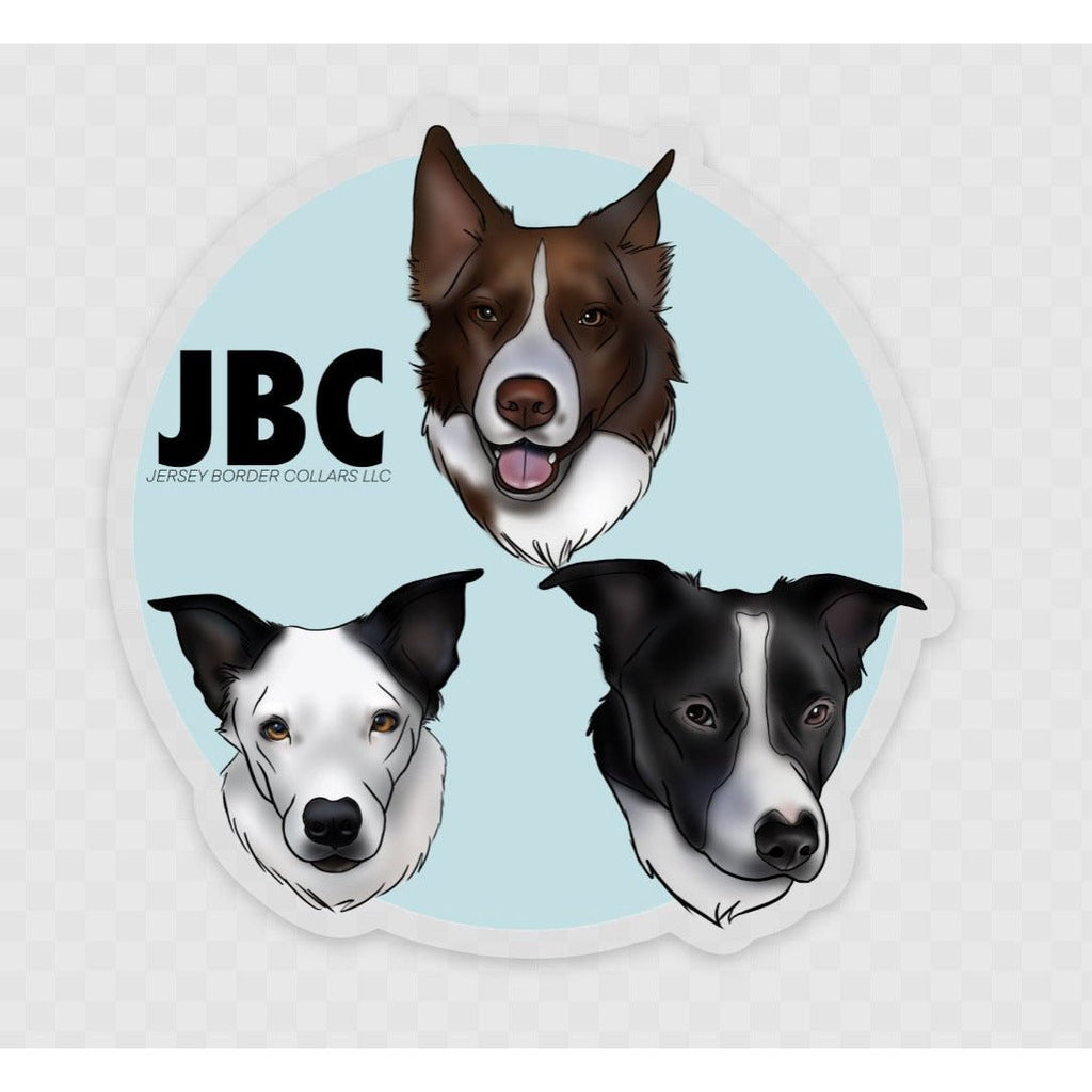 JBC Logo Sticker - Jersey Border Collars