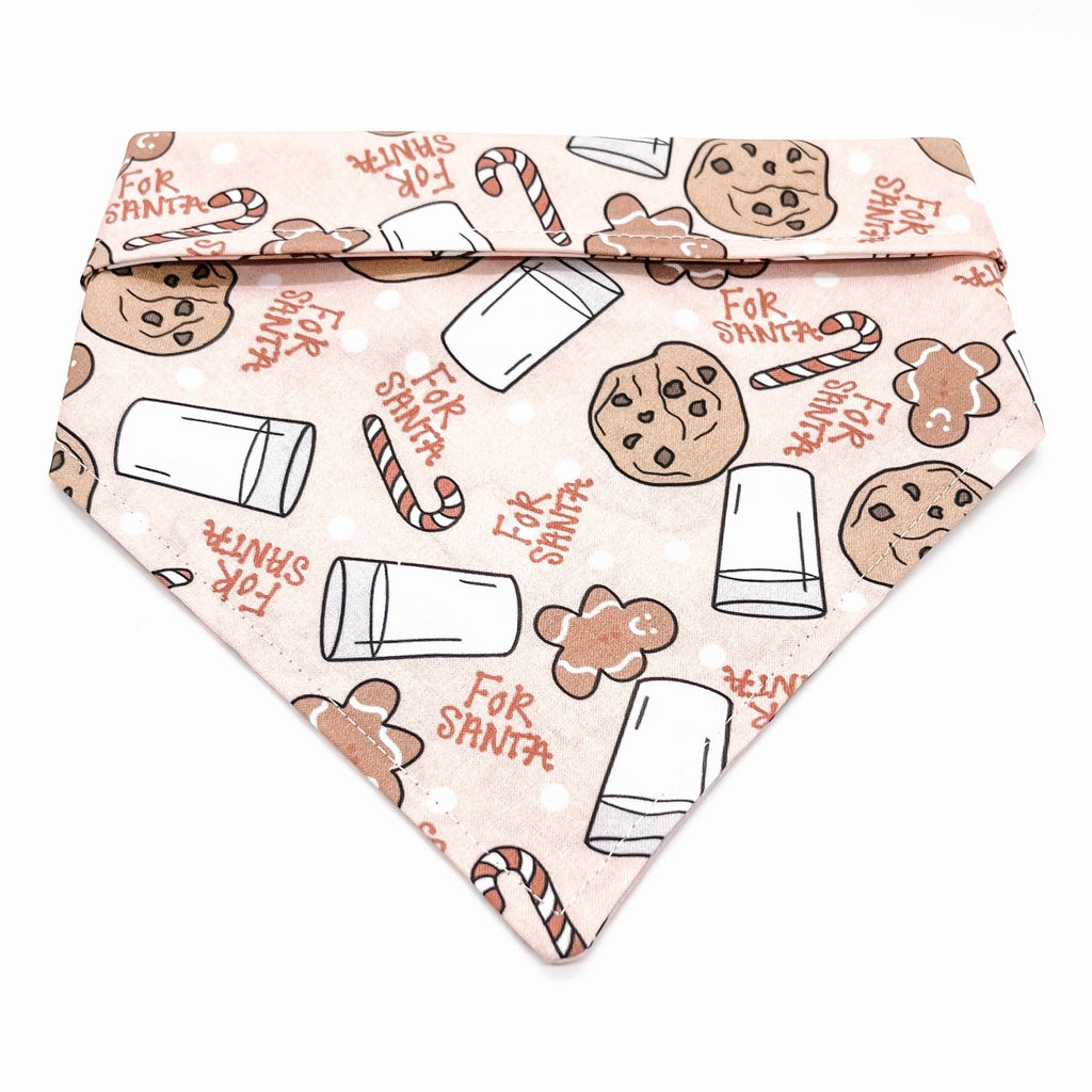 Milk & Cookies for Santa Bandana - Jersey Border Collars