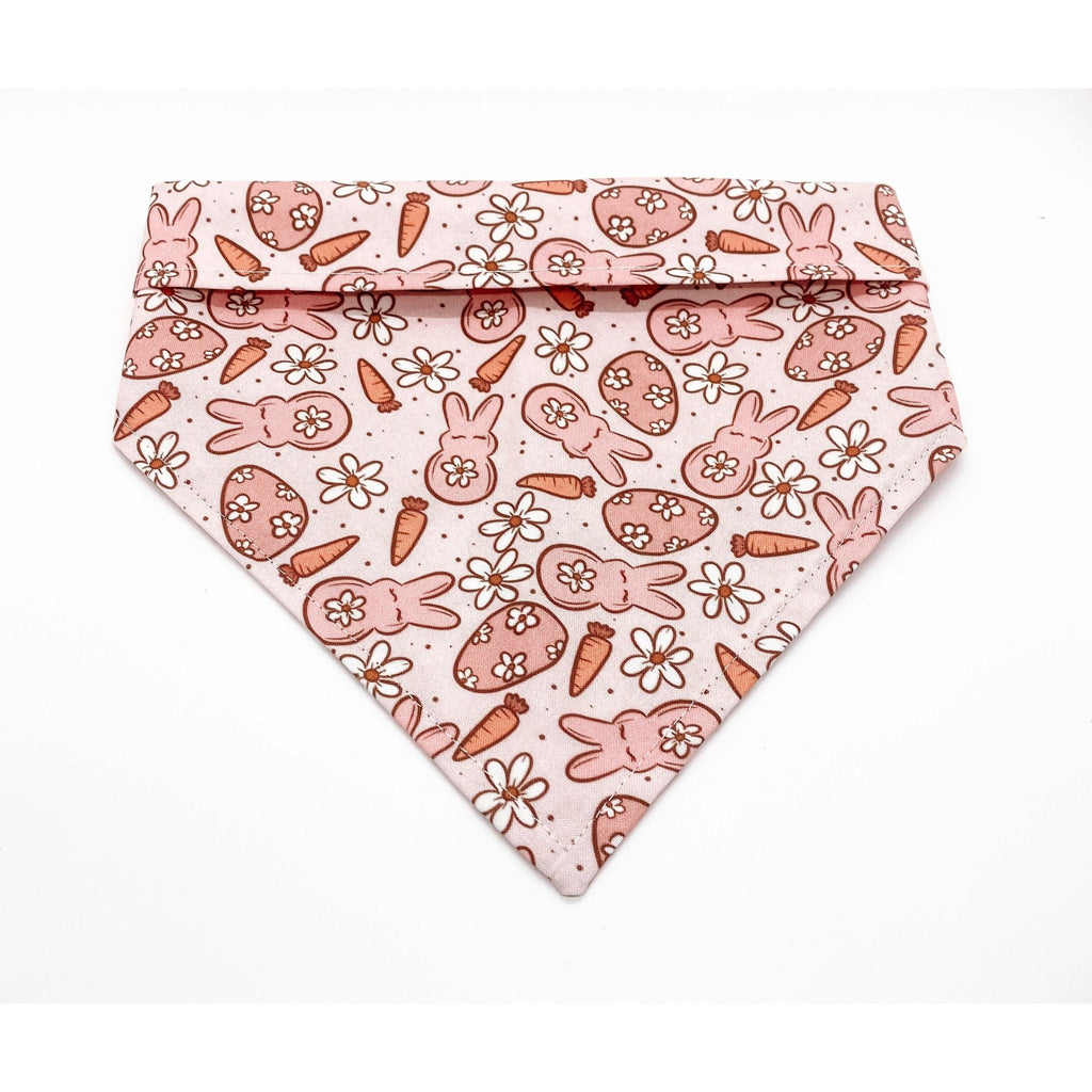 Pink Honey Bunny Bandana - Jersey Border Collars