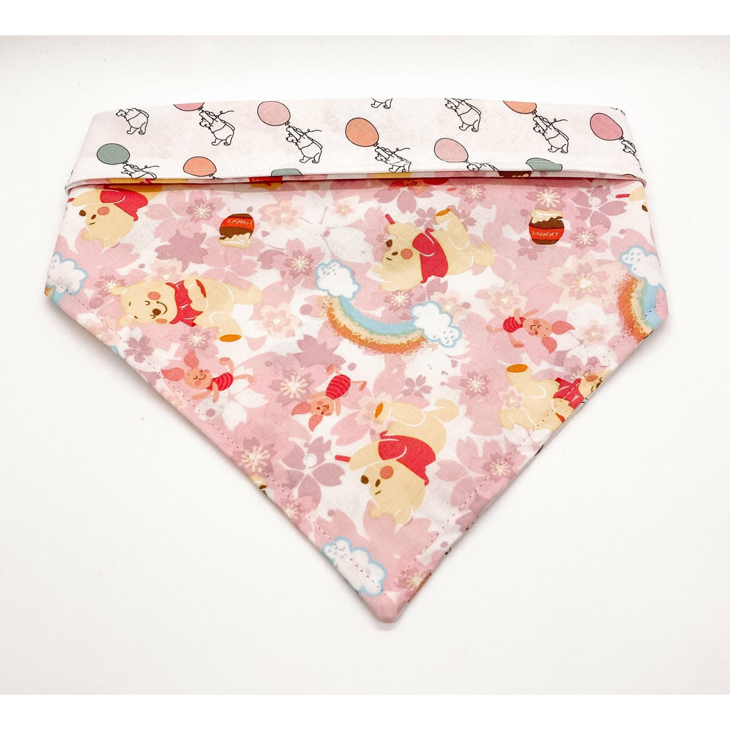 Winnie The Pooh Bandana - Reversible - Jersey Border Collars