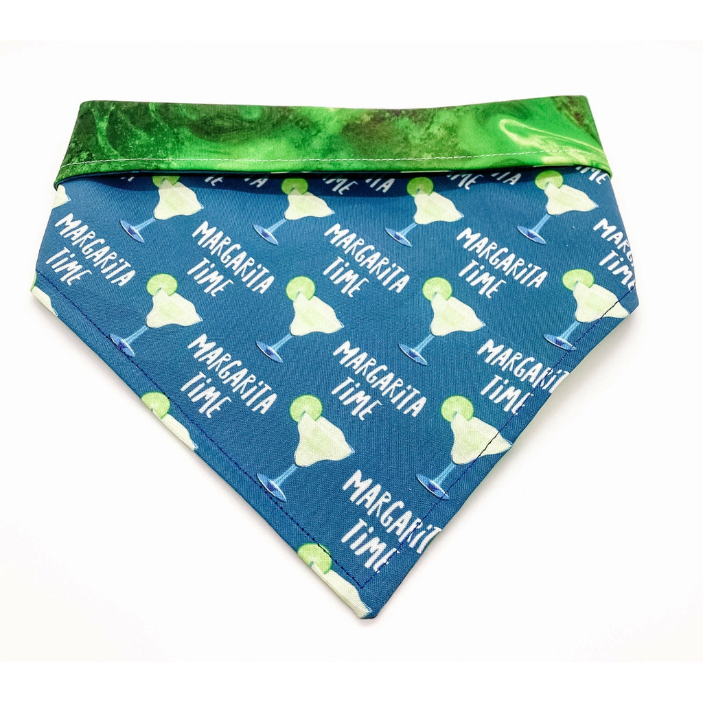 Margarita Time Bandana - Reversible - Jersey Border Collars