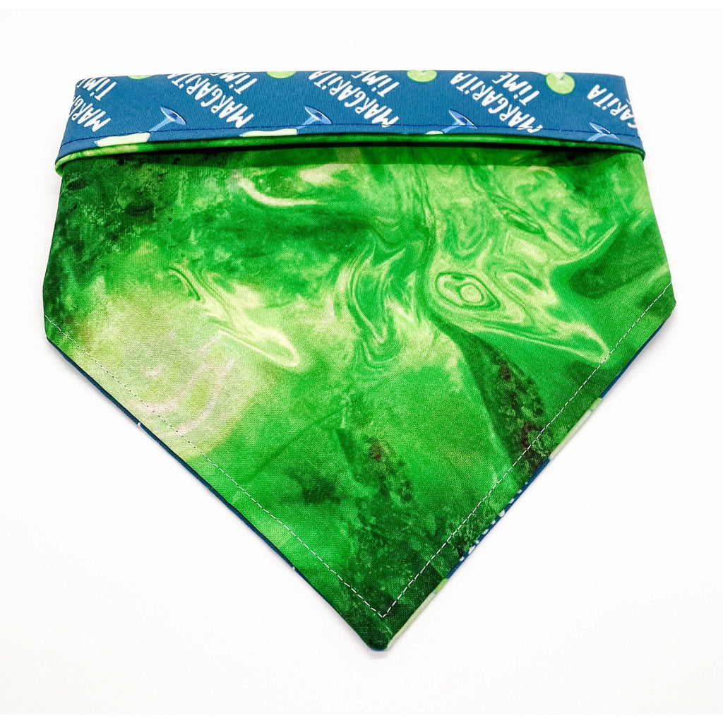 Margarita Time Bandana - Reversible - Jersey Border Collars