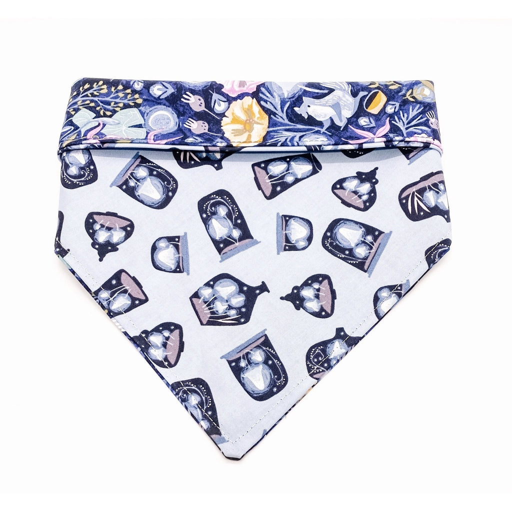 Lantern / Luminescence Night Bandana - Reversible - Jersey Border Collars