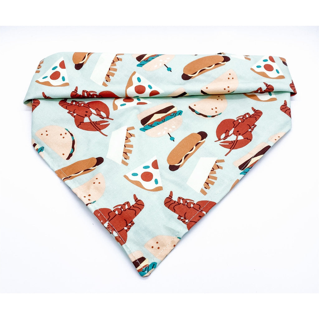 Blue Food Truck Bandana - Jersey Border Collars