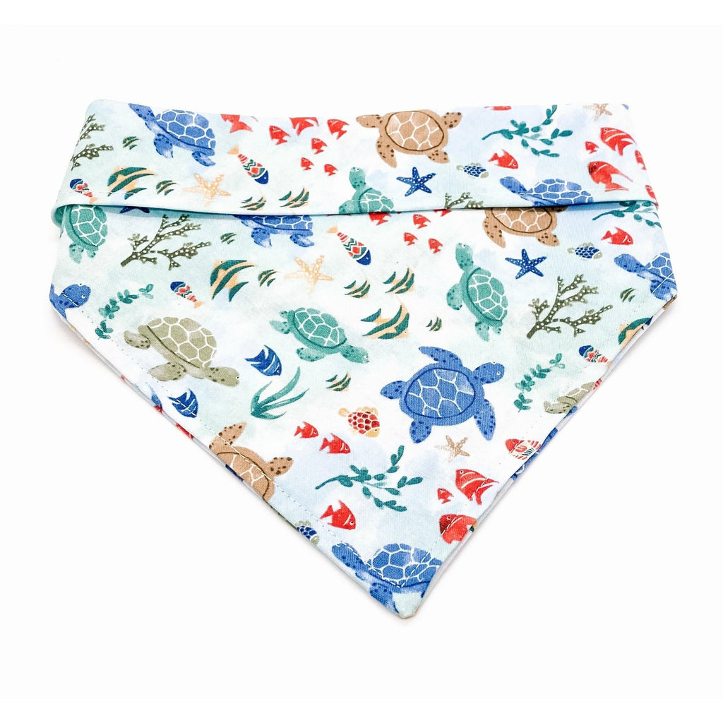 Sea Turtles Bandana - Jersey Border Collars