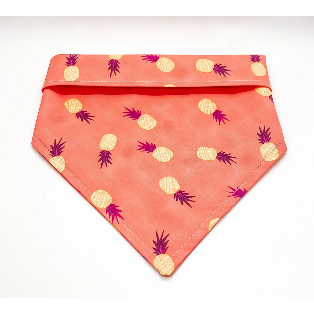 Pink Pineapple Bandana - Jersey Border Collars