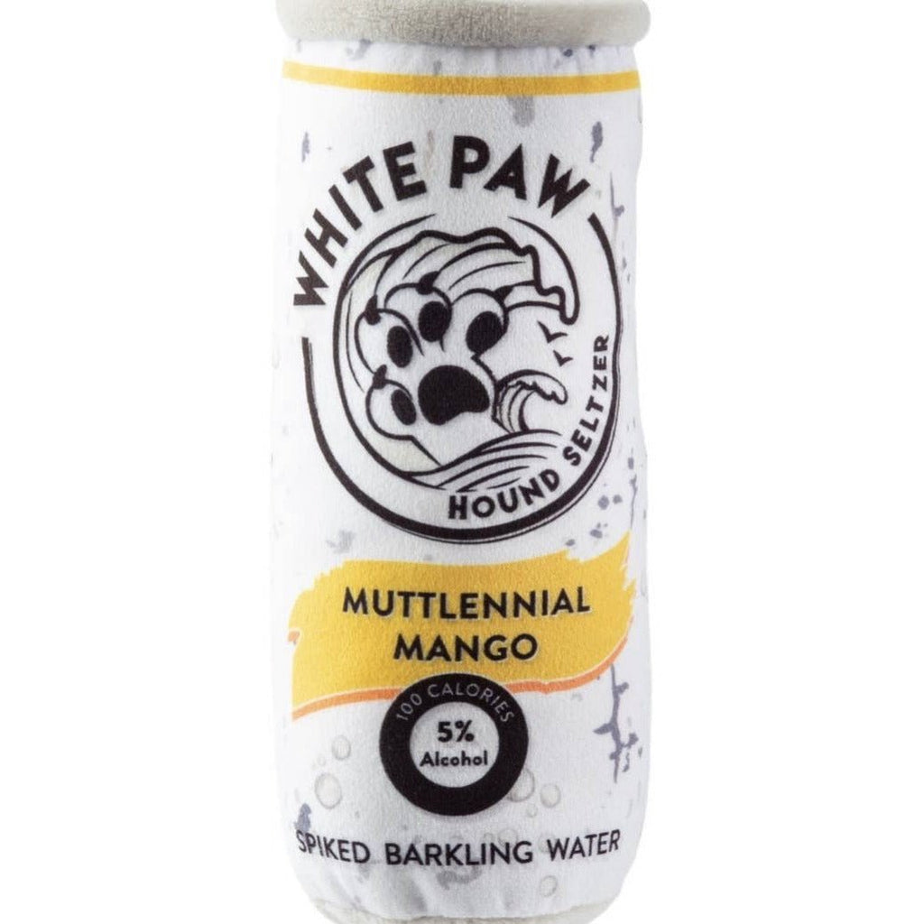 White Paw Hound Seltzer - Mango - Jersey Border Collars