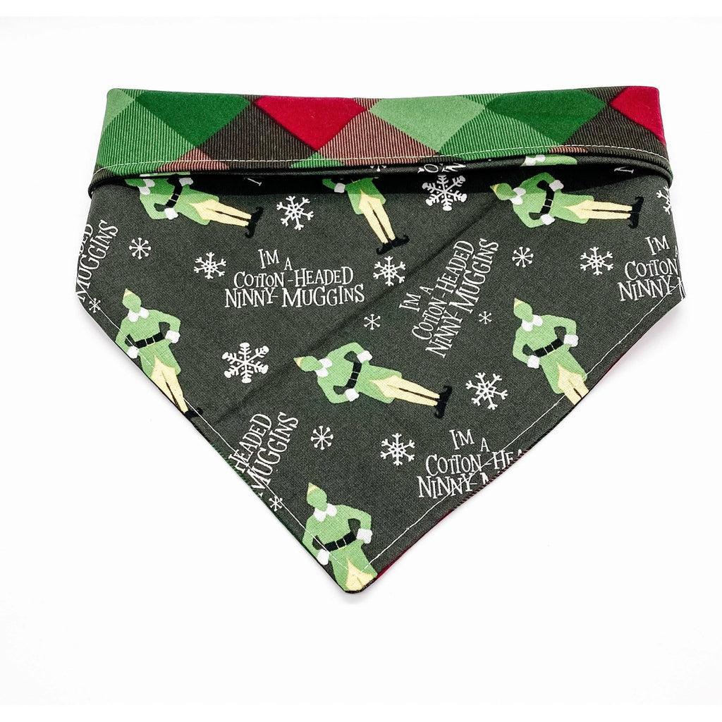 I'm A Cotton - Headed Ninnie Muggins Bandana - Reversible - Jersey Border Collars