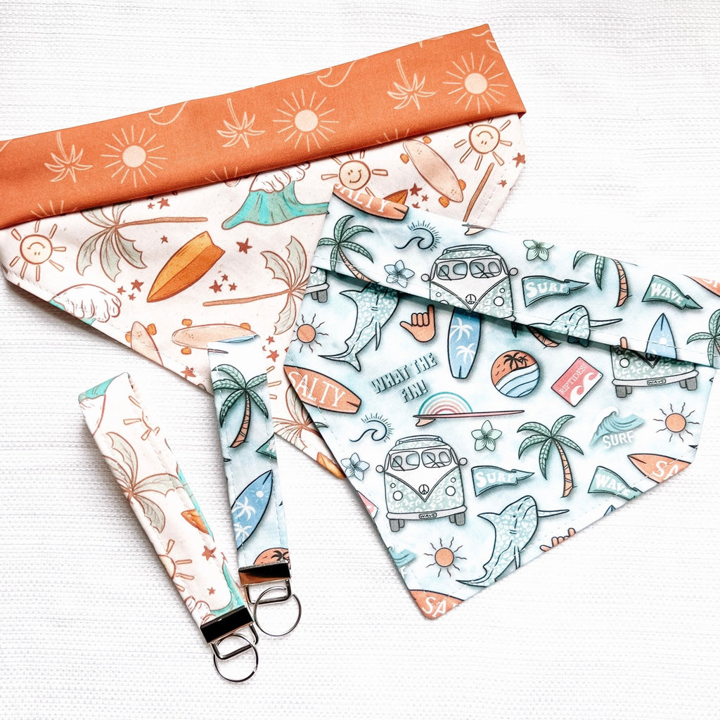 Surfs Up Pup Bandana - Jersey Border Collars