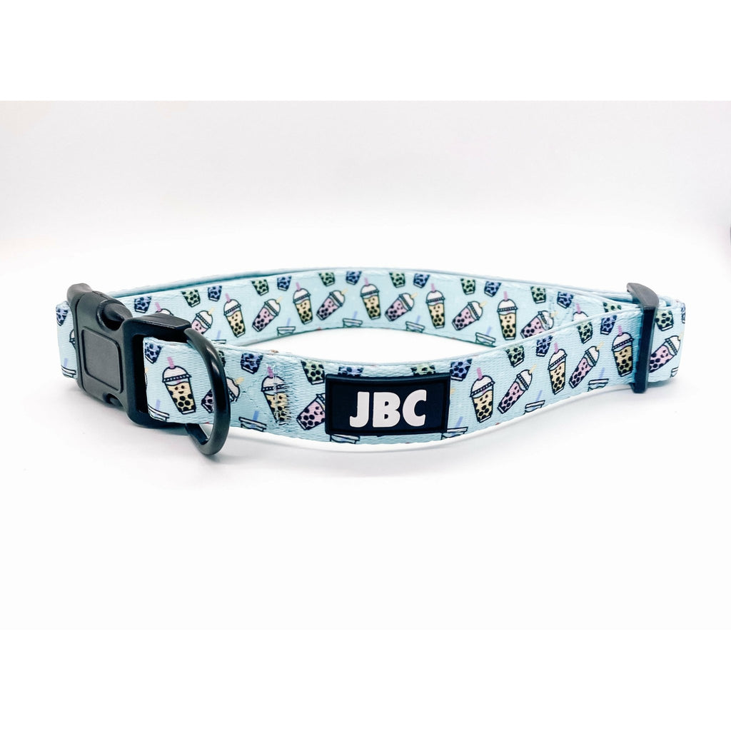 Blue Bobalicious Collar - Jersey Border Collars