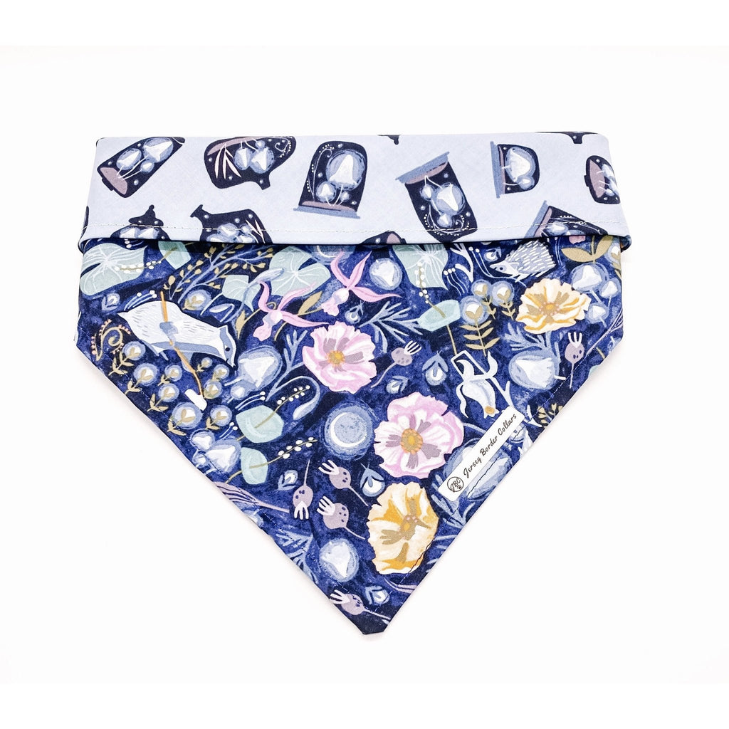 Lantern / Luminescence Night Bandana - Reversible - Jersey Border Collars