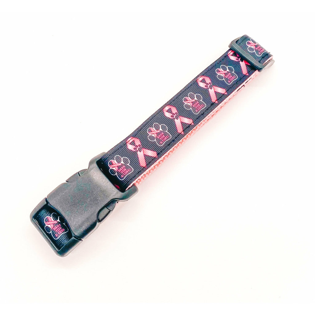 Bark For A Cure - Adjustable Collar - Jersey Border Collars