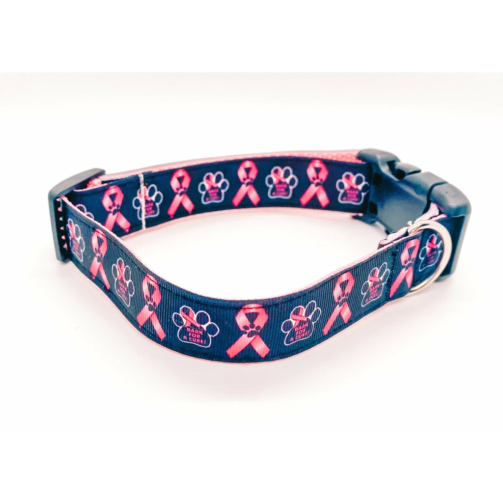 Bark For A Cure - Adjustable Collar - Jersey Border Collars