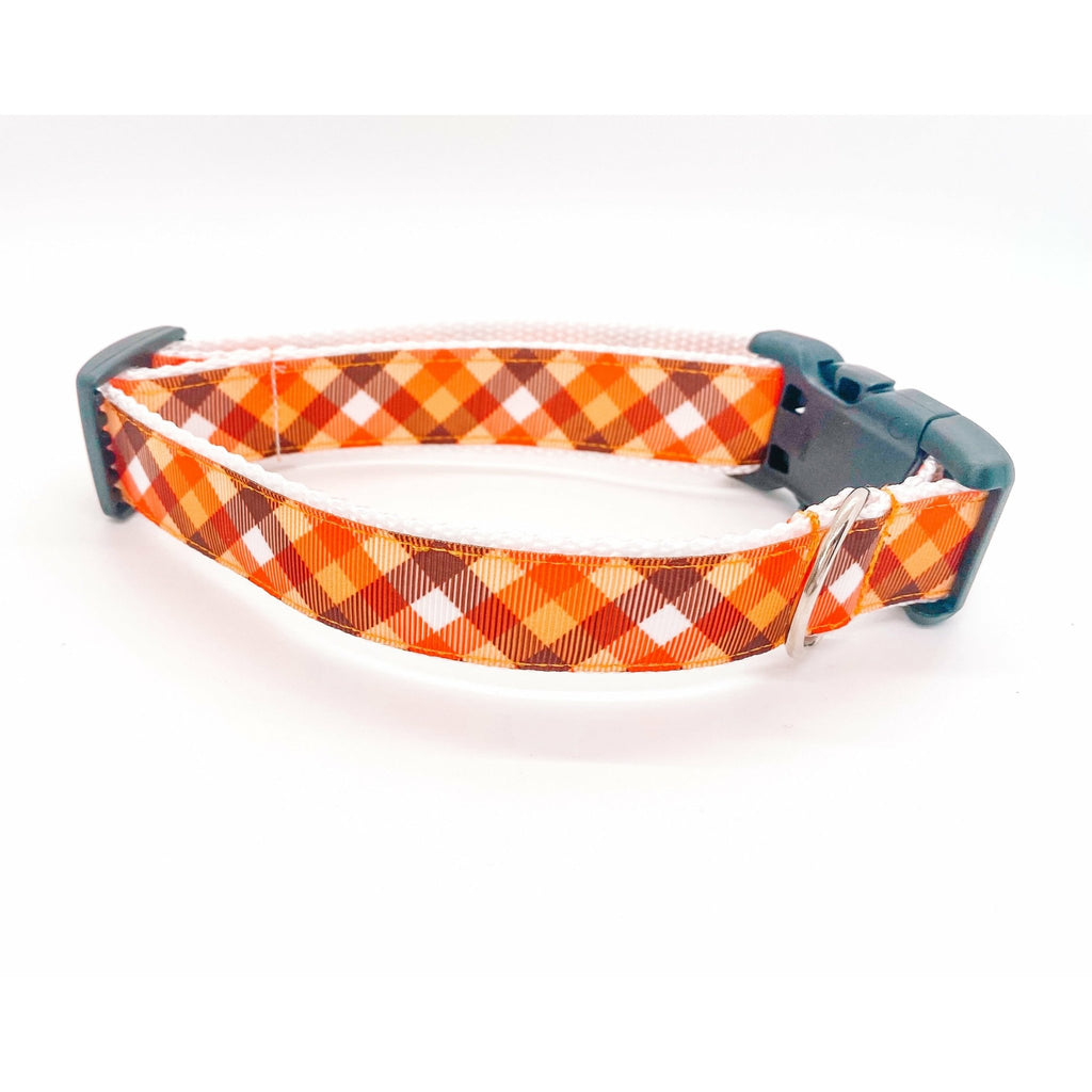 Scarecrow Plaid - Adjustable Collar - Jersey Border Collars