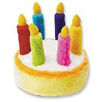 MULTIPET Look Who's Talking 6 Candle Birthday Cake - Jersey Border Collars