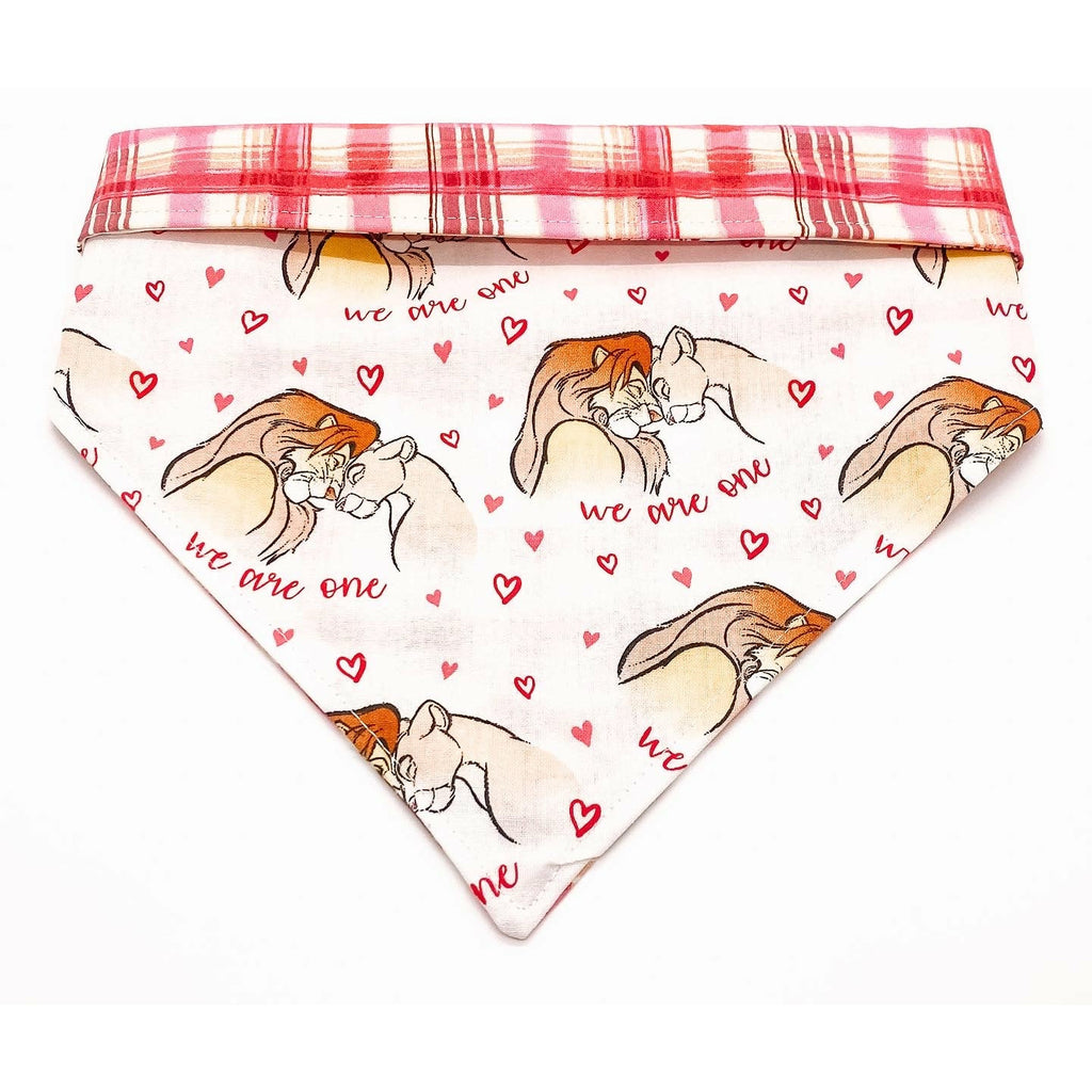 We Are One / Lion King Bandana - Reversible - Jersey Border Collars